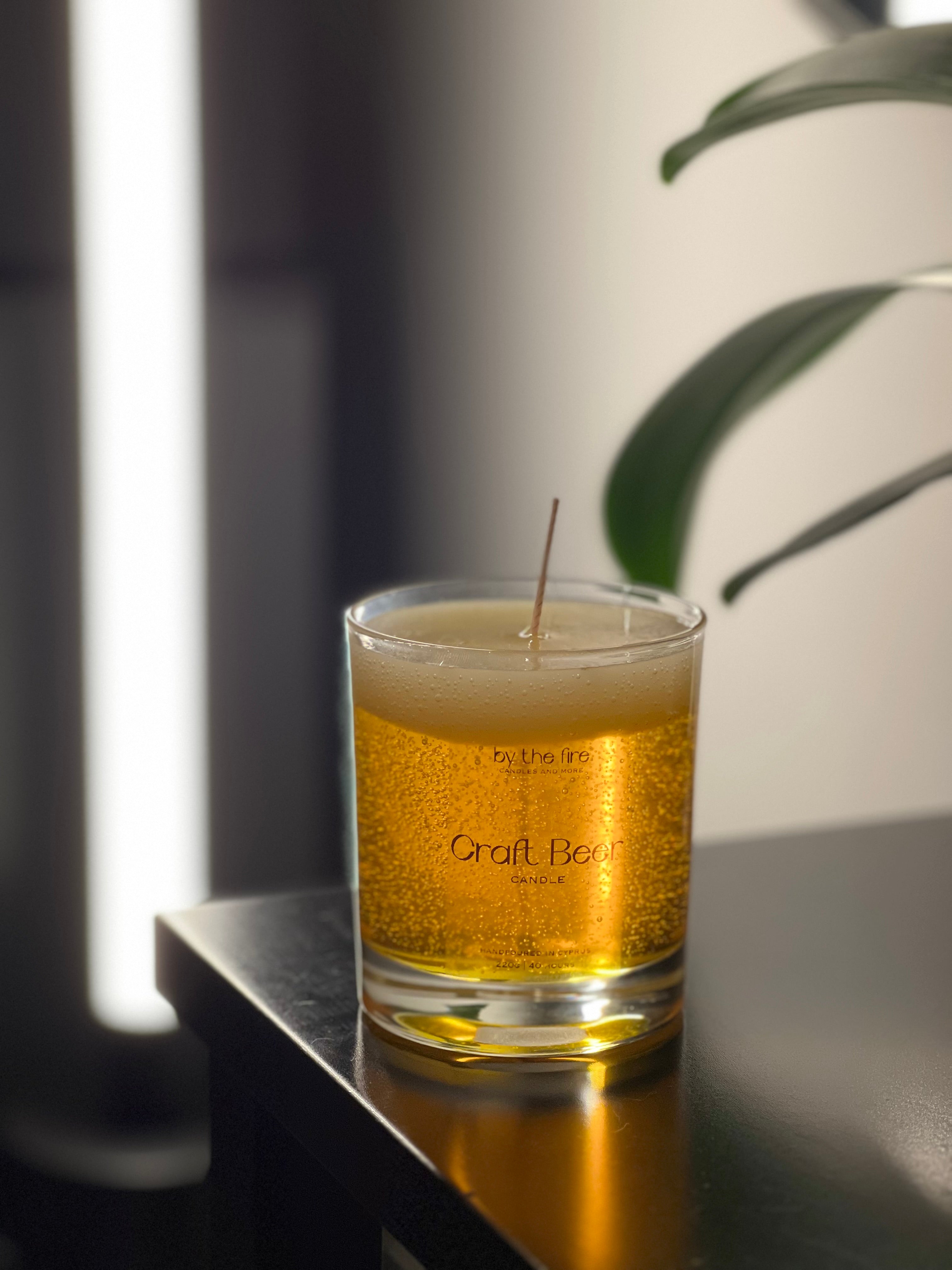 Beer candle, October fest candle